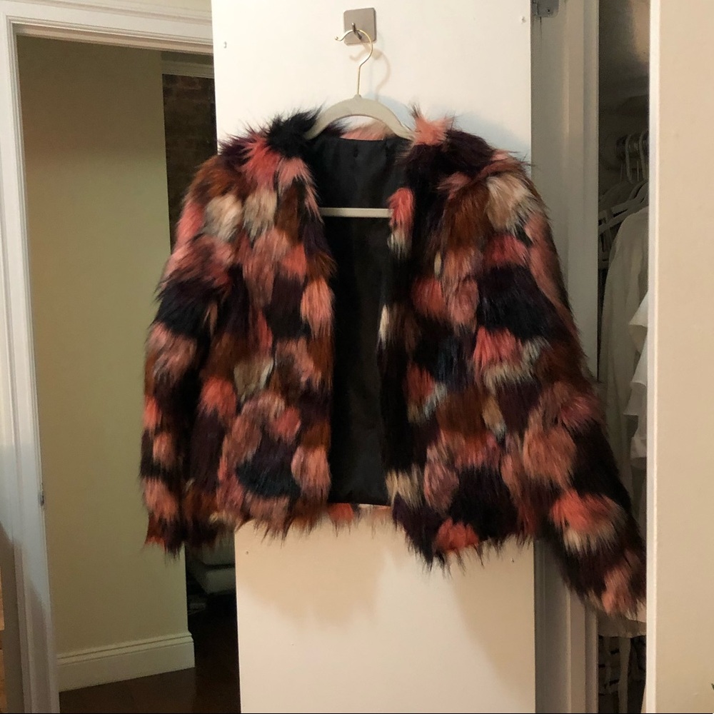Stunning faux fur jacket, vintage